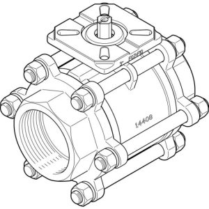 VZBA-3"-GG-63-T-22-F0710-V4V4T (1686651) BALL VALVE
