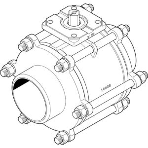VZBA-4"-WW-63-T-22-F10-V4V4T (1686705) BALL VALVE
